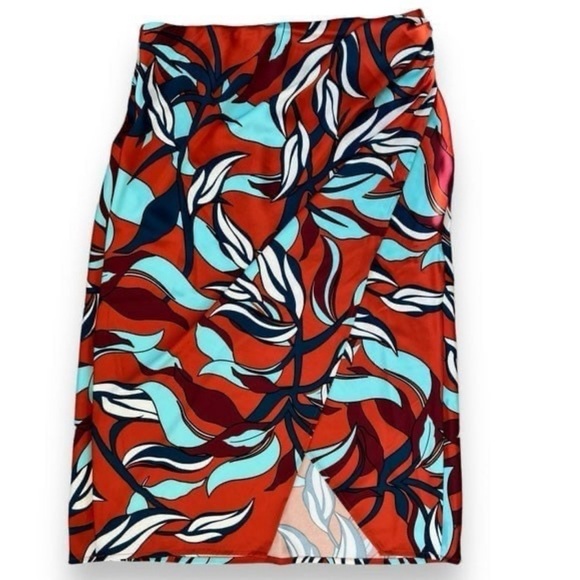 Sigrid Olsen Two Piece Set Halter Top and Skirt Orange Tropical Print Size
Small - Picture 7 of 12